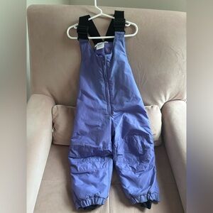 One Step Ahead purple Snow Bib - toddler 3T